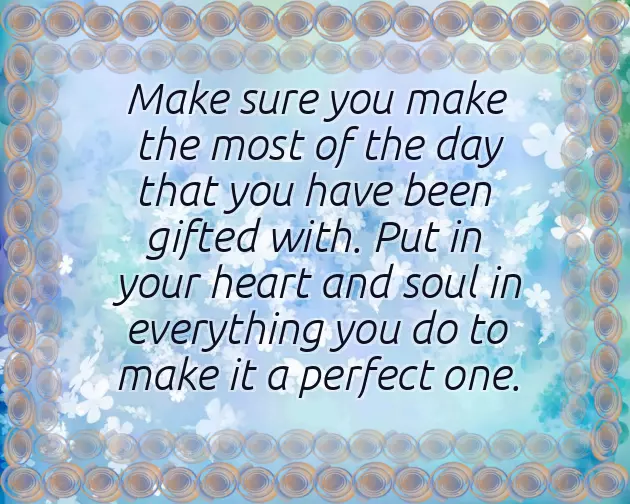 Special Morning Greetings