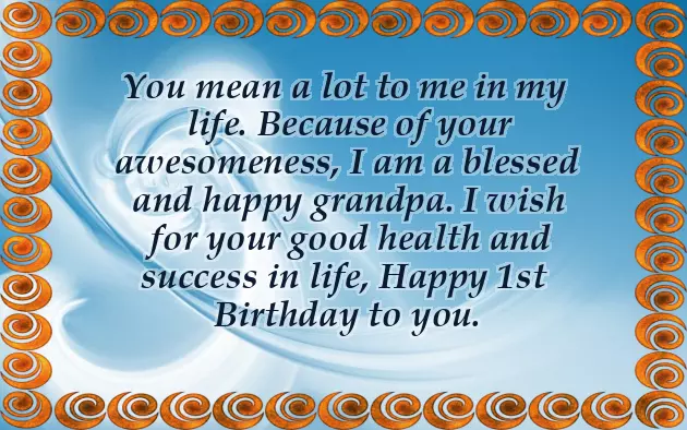 Happy 1St Birthday Grandson Gif Happy 1St Birthday Grandson Gif