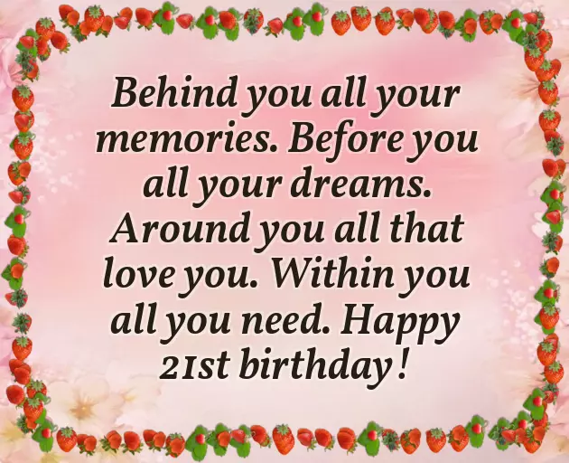 21St Birthday Wishes For My Grandson