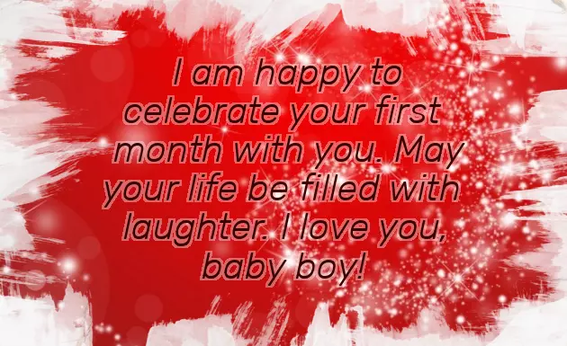 One Month Old Baby Wishes One Month Old Baby Wishes