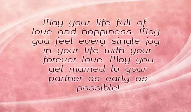 Congratulations For New Life Partner