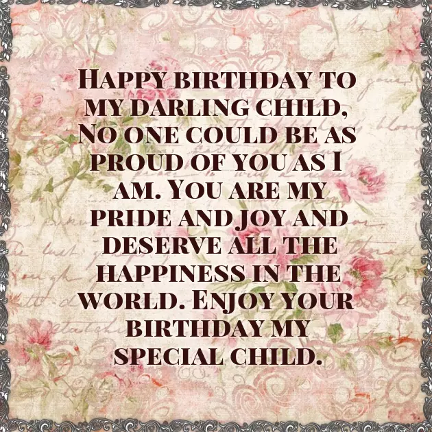 Birthday Wishes For Child Baby Birthday Wishes For Child Baby