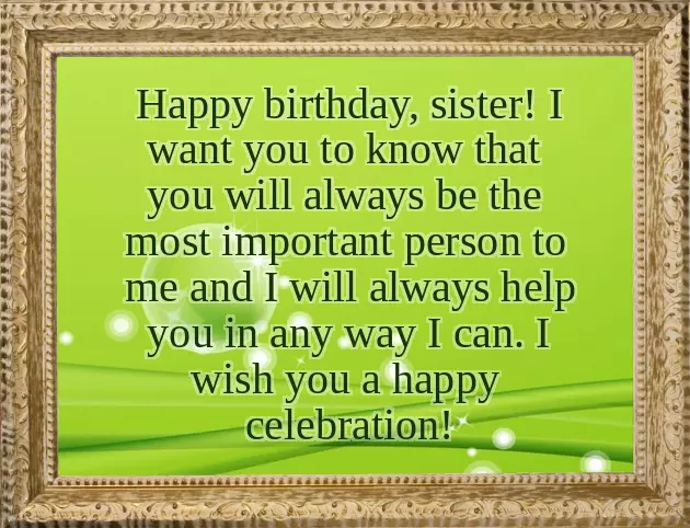 Short Birthday Wishes For My Sister Short Birthday Wishes For My Sister