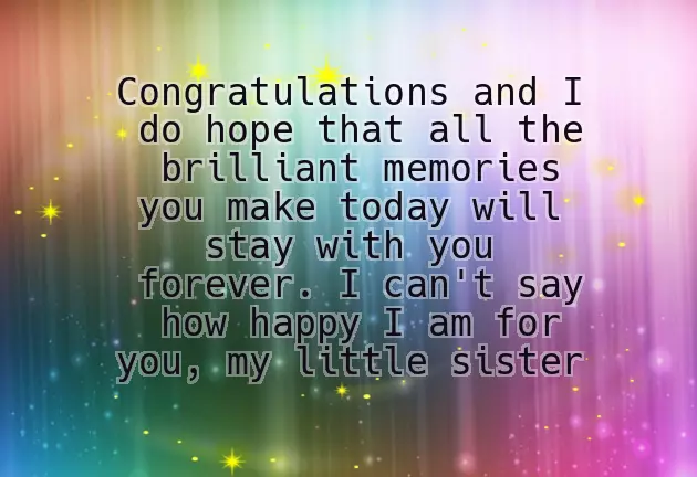 Sister Marriage Invitation Quotes