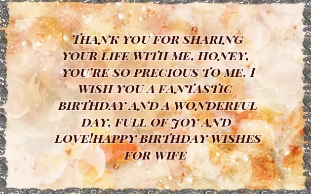 Happy Birthday My Wifey