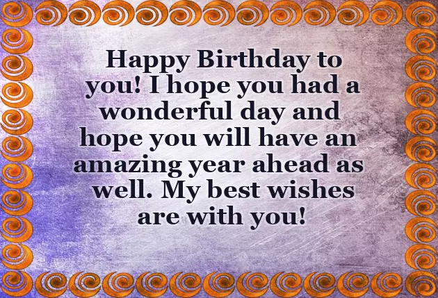 We Wish Him All The Best