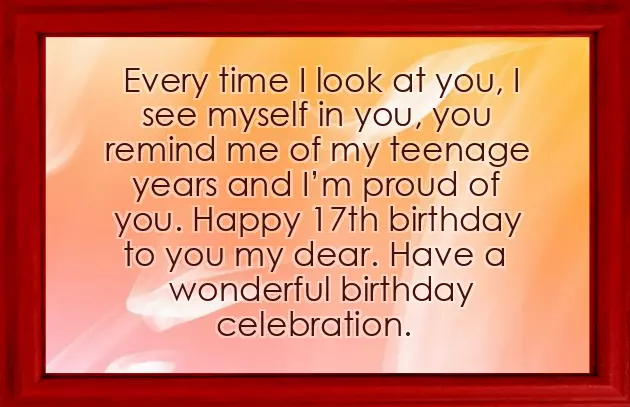 Birthday Wishes For 17 Years Old Girl