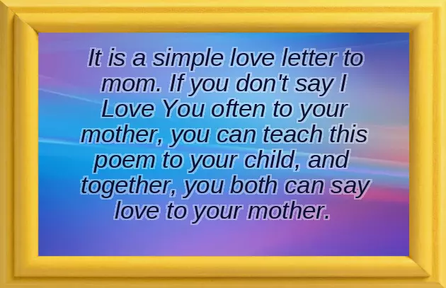 Memorial Poems For Mother