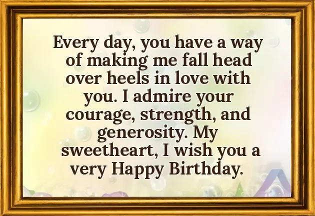 Happy Birthday Words For Wife