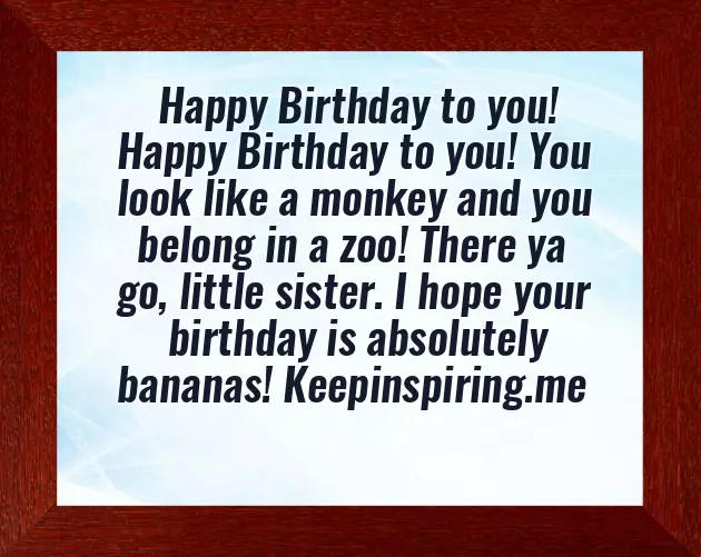 Happy Birthday Wishes To Lovely Sister