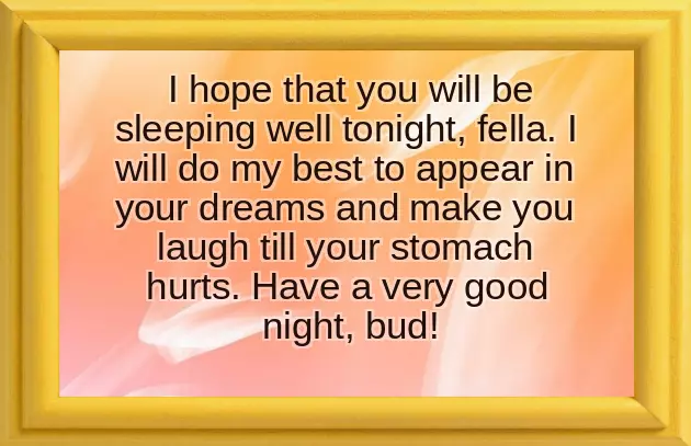Sweet Good Night Text For A Friend