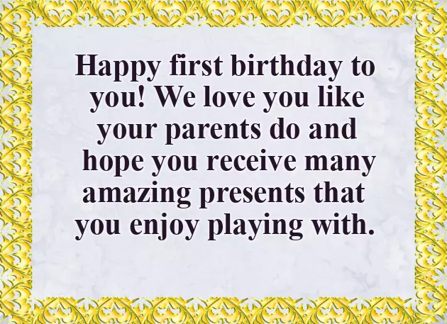 One Year 1St Birthday Wishes For Baby Girl One Year 1St Birthday Wishes For Baby Girl