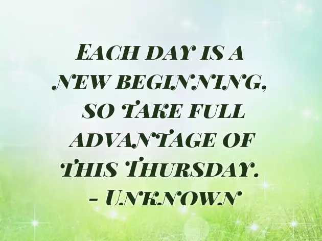 Good Morning Greetings Thursday