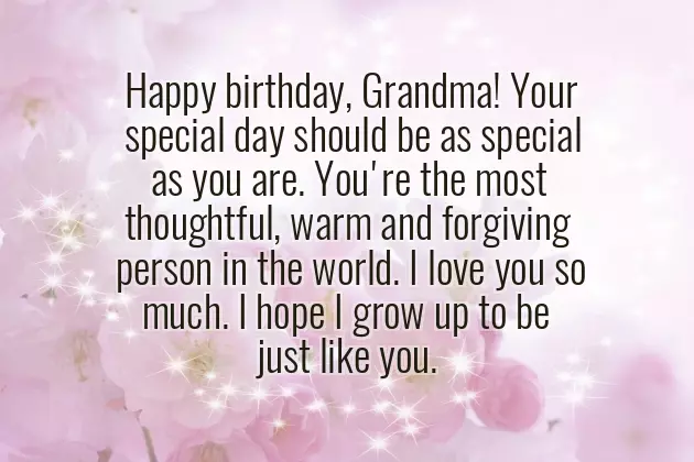 Happy Birthday Greetings For Grandma