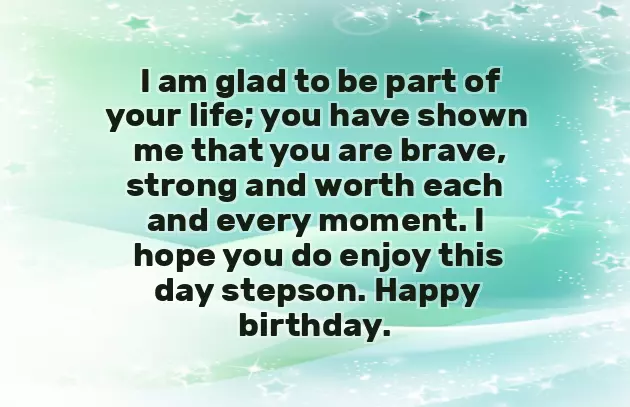 Birthday Wish For Step Son