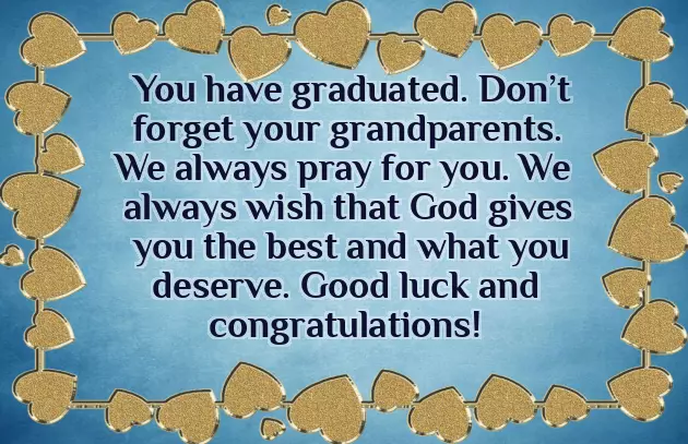 Graduation Message From Grandparents Graduation Message From Grandparents