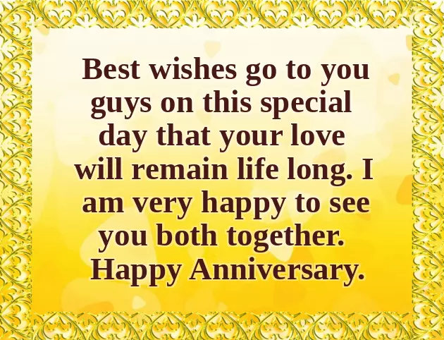 Wedding Anniversary To Friend