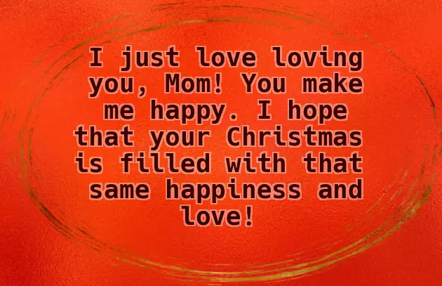 Happy Christmas Mum Happy Christmas Mum