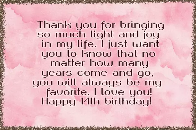 Happy 14Th Birthday To My Niece