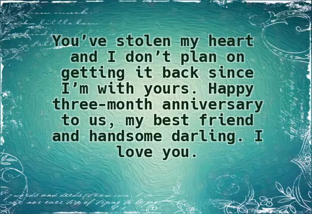 Dating Anniversary Message