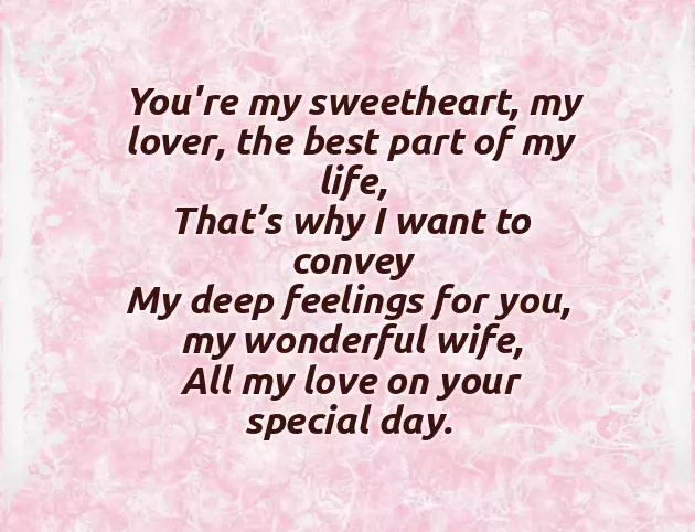 Happy Birthday Poems For Husband