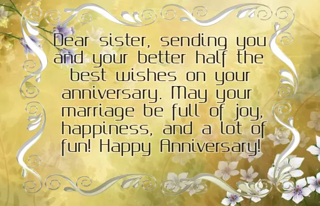 Happy Anniversary Wishes To Jiju And Didi