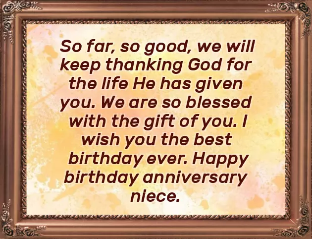 Happy Anniversary Niece