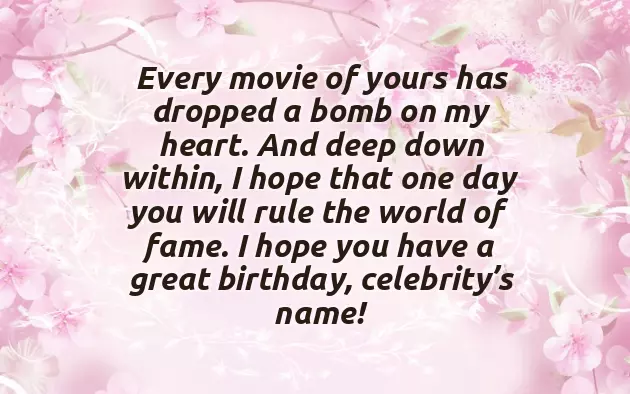 Birthday Wishes For Idol