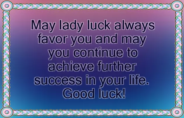 Wishes Of Good Luck