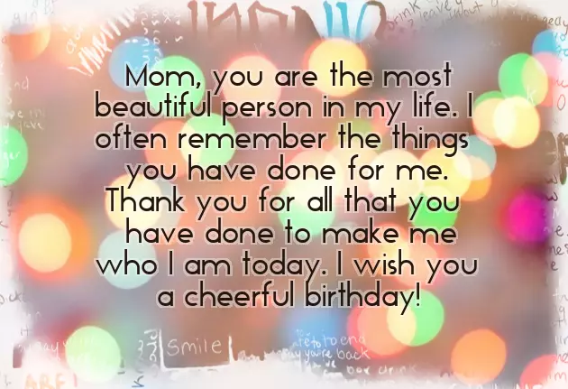 Mother Birthday Letter Mother Birthday Letter