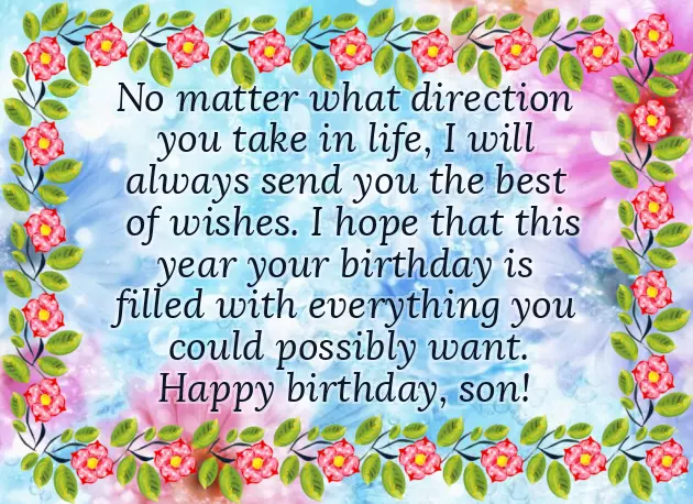 Mother And Son Birthday Quotes
