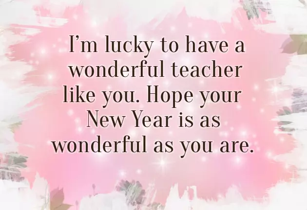 New Year Greetings For Teachers New Year Greetings For Teachers