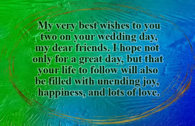 Married Life Congratulations