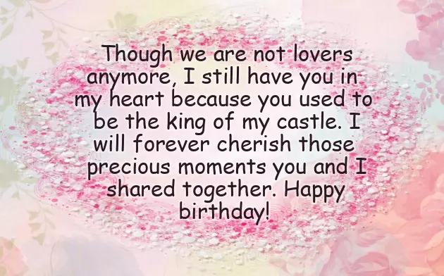 Birthday Greetings To Ex Boyfriend Birthday Greetings To Ex Boyfriend