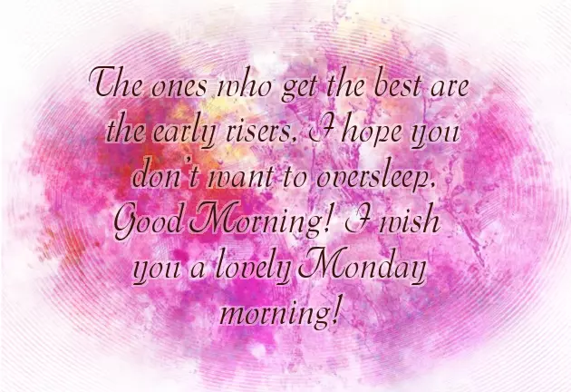 Monday Morning Messages