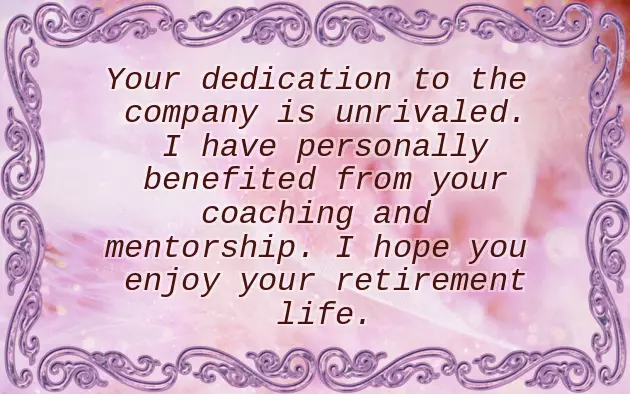 Congratulatory Message