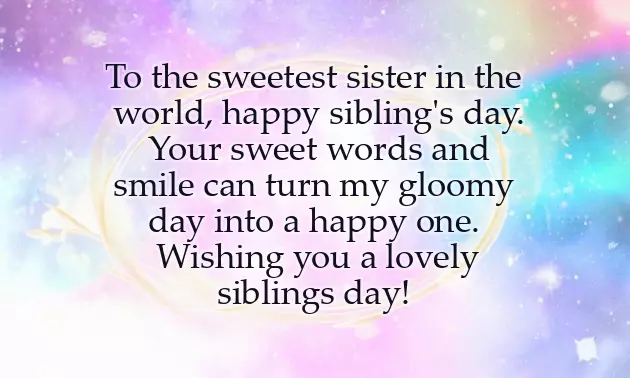 Siblings Day Wishes Siblings Day Wishes