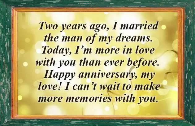 Second Wedding Anniversary Wishes For Husband Second Wedding Anniversary Wishes For Husband