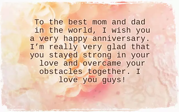 Mom Dad Anniversary Quotes