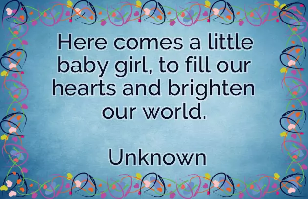 Newborn Baby Girl Blessing Wishes