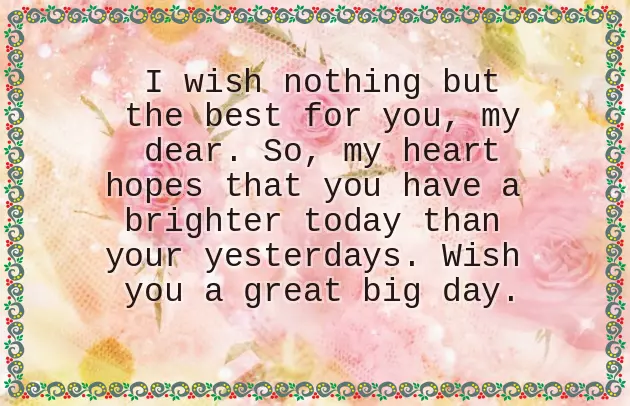 Wishing You A Wonderful Day Wishing You A Wonderful Day