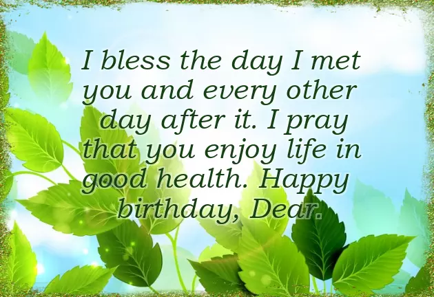Wish You Have A Good Health