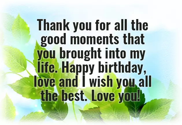 Birthday Wishes For Sweetheart