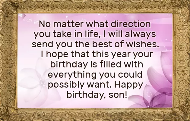 Wish To Son Birthday Wish To Son Birthday