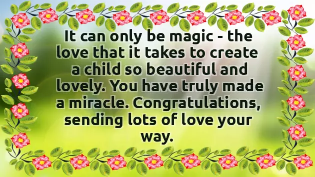 Congratulations New Parents Baby Girl