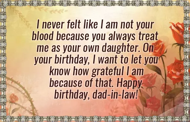 Birthday Wishes For A Father In Law