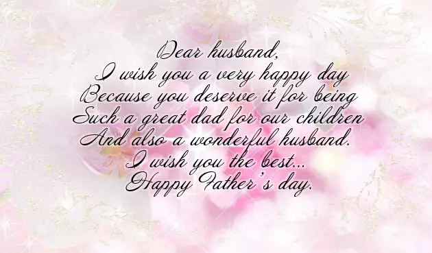 Fathers Day Greetings From Wife