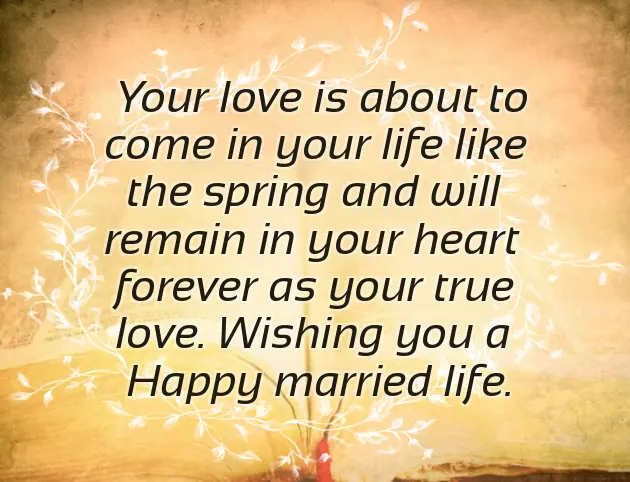 Best Wishes To The Bride