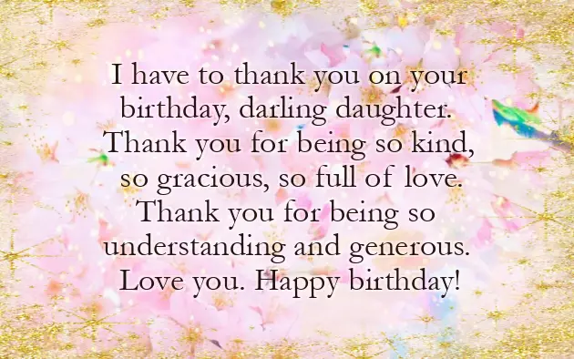 Birthday Wishes To Daughter