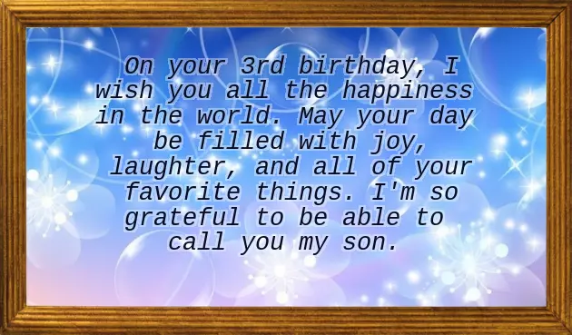 My Son Happy Birthday Quotes